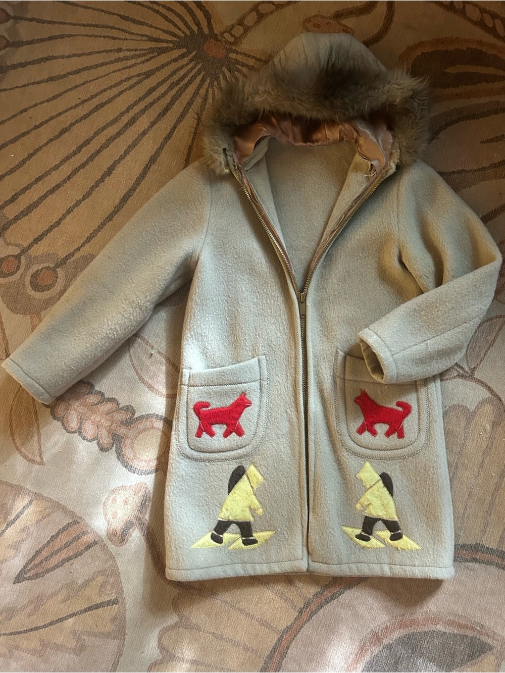 Vintage Inuvik Sewing Company wool parka